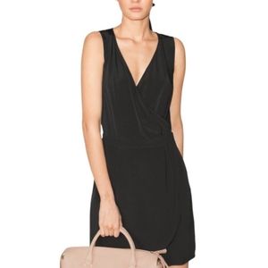 & Other Stories Fold Over Wrap Dress